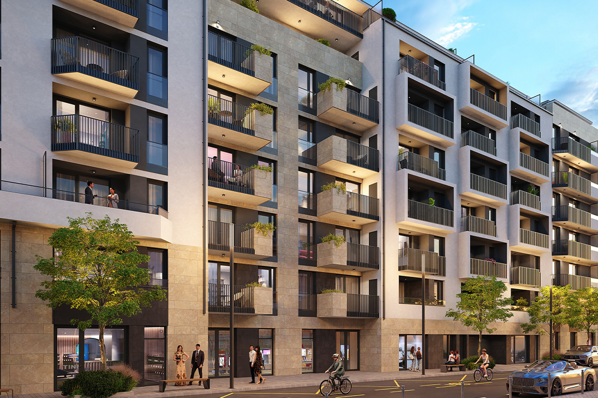 Cosmo Residence üzletek