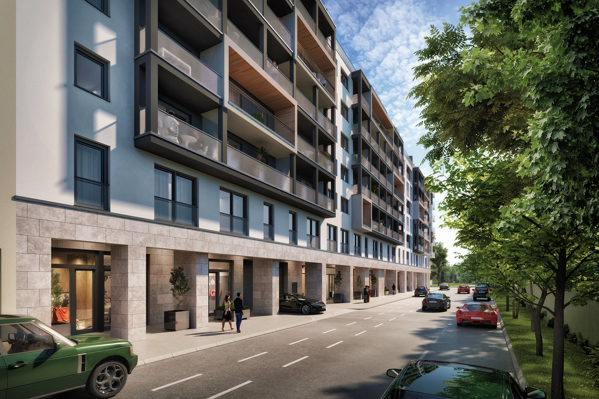 Westside Residence üzletek